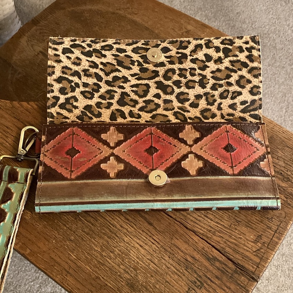 Merrick’s Custom Leather HOH/Leather Standard Wallet NWOT - Picture 4 of 8